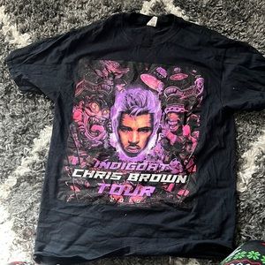 Chris Brown Indigo Graphic Tee